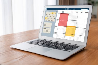 İnternet sitesindeki modish regrition için çevrimiçi aplikasyon rezervasyon takvimi