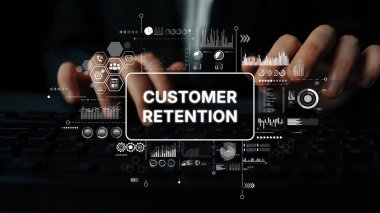 Business Strategy for Customer Retention with Data Visualization and Analytics Techniques for Success. Asymptotic smart data analytic.