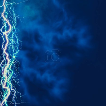 Photo for Electric lighting effect, abstract techno backgrounds for your design - Royalty Free Image