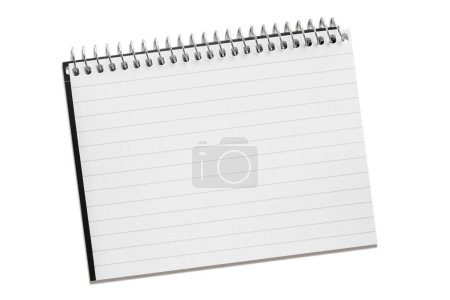 Photo for Paper page notebook isolated on the cut background - Royalty Free Image