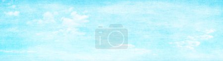 Foto de Grunge blue sky background with space for text . Panorama background - Imagen libre de derechos