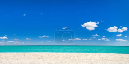 Photo for Tropical Maldives island with white sandy beach and sea - Royalty Free Image