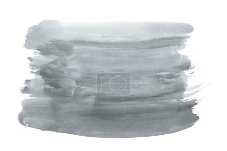 Téléchargez les photos : Aquarelle noire. Coups d'encre peints abstraits sur papier aquarelle. - en image libre de droit