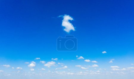 Photo for Blue sky with white clouds. - Royalty Free Image
