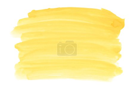Téléchargez les photos : Fond aquarelle jaune. peint à la main par pinceau - en image libre de droit