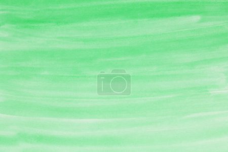 Photo for Green watercolor background. hand painted by brush - Royalty Free Image
