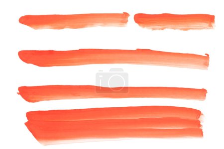 Photo for Abstract red watercolor on white background - Royalty Free Image