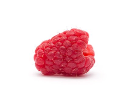 Photo for Ripe raspberry on a white background - Royalty Free Image