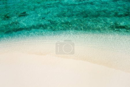 Photo for Tropical beach in Maldives with blue lagoontropical - Royalty Free Image