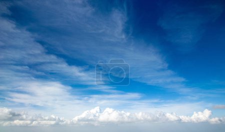 Photo for Aerial sky and clouds background - Royalty Free Image