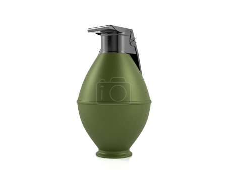 Photo for Grenade on a white background. 3d illustration. - Royalty Free Image