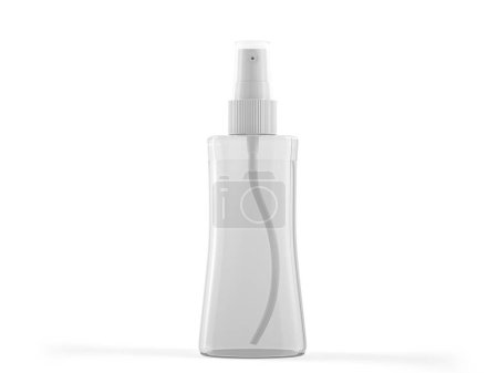 Photo for Spray bottle on a white background. 3d illustration. - Royalty Free Image