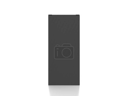 Téléchargez les photos : Packaging box on a white background. 3d illustration. - en image libre de droit