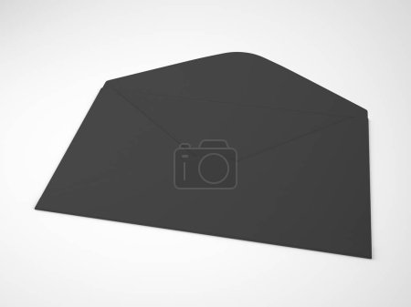 Photo for Envelope on a white background. 3d illustration. - Royalty Free Image