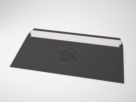 Photo for Envelope on a white background. 3d illustration. - Royalty Free Image