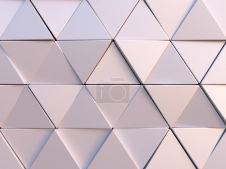 Photo for Backround formed by triangles. 3d illustration. - Royalty Free Image