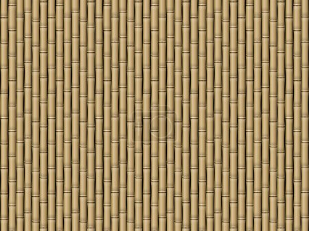 Ilustración de Bambú marrón patrón de fondo. Ilustración vectorial. - Imagen libre de derechos