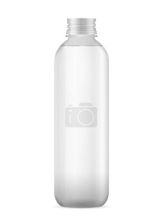 Ilustración de Botella de vidrio sobre fondo blanco. Ilustración vectorial. - Imagen libre de derechos