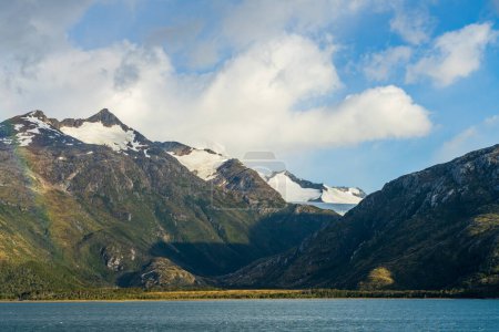 Foto de Panorama de Holanda o glaciar holandés en Callejón Glaciar del Canal Beagle en Chile - Imagen libre de derechos