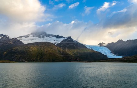 Foto de Vista de Holanda o glaciar holandés en Callejón Glaciar del Canal Beagle en Chile - Imagen libre de derechos