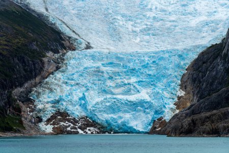 Foto de Vista de Italia o glaciar italiano en Callejón Glaciar del Canal Beagle en Chile - Imagen libre de derechos