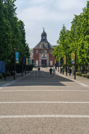 Foto de Woolwich, Londres - 14 de mayo de 2023: Vista a la Royal Brass Foundry en el desarrollo del Royal Arsenal Riverside - Imagen libre de derechos