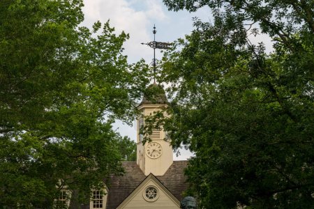 Photo for Wren building cupola at William and Mary college in Williamsburg Virginia - Royalty Free Image