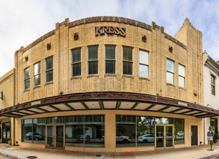 Photo for Baton Rouge, LA - 27 October 2023: Famous historic SH Kress department store, site of the first civil rights sit-in the state capital of Louisiana - Royalty Free Image