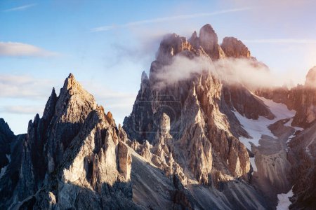 Photo for Scenic surroundings of the national park Tre Cime di Lavaredo. Dramatic and gorgeous scene. Location place Misurina range, Dolomiti alp, South Tyrol, Italy, Europe. Beauty world. Artistic picture. - Royalty Free Image