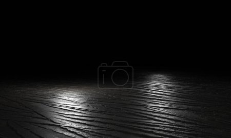 Photo for 3d render dark background in stone and layered slate - Royalty Free Image