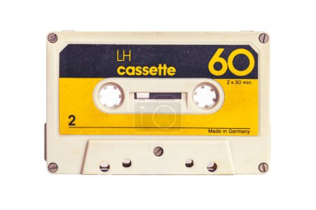 Photo for 70s cassette tape isolated on white - Royalty Free Image
