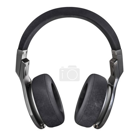 moderne drahtlose Kopfhörer isoliert transparenten Hintergrund. Musik, Hören