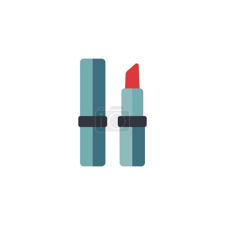 Illustration for Lipstick flat style vector illustration - Royalty Free Image