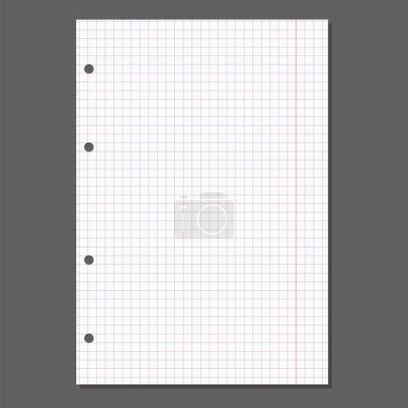 Ilustración de Hoja de ilustración vectorial de papel - Imagen libre de derechos