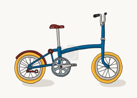 Ilustración de Bicicleta ilustración vectorial dibujado a mano. Ilustración vectorial - Imagen libre de derechos