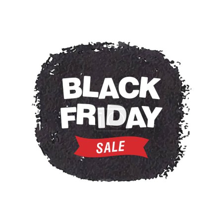 Téléchargez les illustrations : Bannière de vente Black Friday - en licence libre de droit