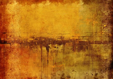 Photo for Grunge background with old cardboard texture. Horizontal or vertical urban retro banner with paper texture. Vintage cardboard background. Copy space for text - Royalty Free Image