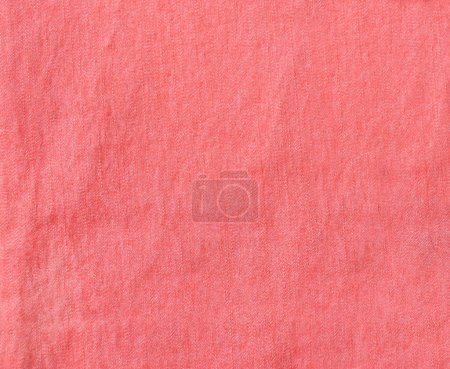 Foto de Textura de tela vaquera de color coral. Fondo de mezclilla rosa horizontal o vertical - Imagen libre de derechos