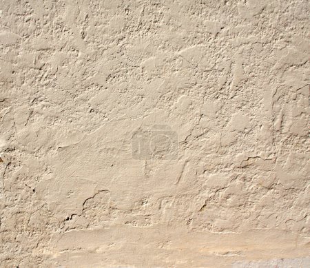 Foto de Fondo grunge con textura de pared de estuco viejo de color beige - Imagen libre de derechos