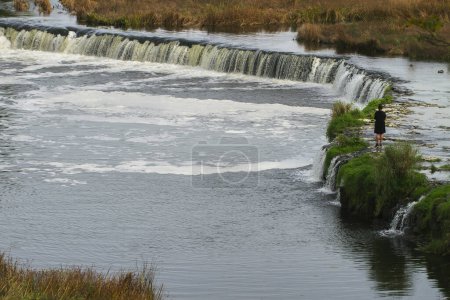 Photo for The Venta Rapid is the widest waterfall in Europe. - Royalty Free Image