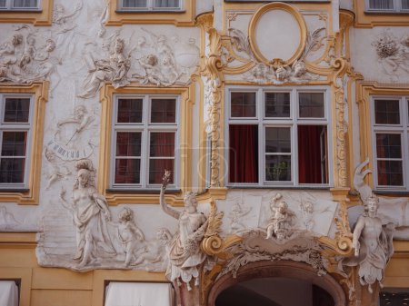Facade of Asamhaus, Azamkirche A small 18th century Catholic church with a luxurious baroque interior: gold leaf, frescoes and stucco.