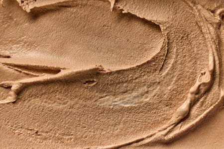 Photo for Homemade chocolate ice cream texture - Royalty Free Image