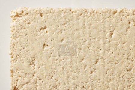 Photo for Tofu cheese texture, top view - Royalty Free Image