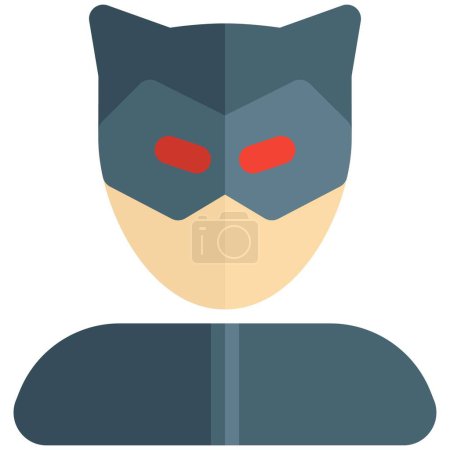Téléchargez les illustrations : Catwoman personnage de bande dessinée de fiction dans l'univers DC. - en licence libre de droit