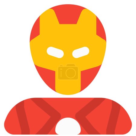 Téléchargez les illustrations : Iron man, un personnage fictif de super-héros américain. - en licence libre de droit