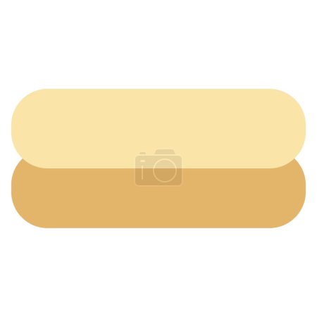 Illustration for Youtiao donuts line vector icon - Royalty Free Image