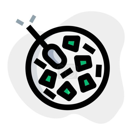 Illustration for Winter melon soup regular vector icon - Royalty Free Image