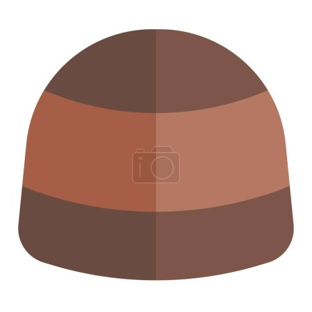 Illustration for Yummy chocolate line icon vector - Royalty Free Image