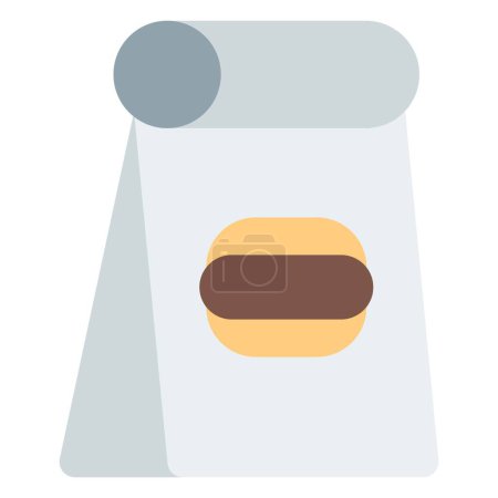 Illustration for A packed parcel of stuffed dorayaki. - Royalty Free Image