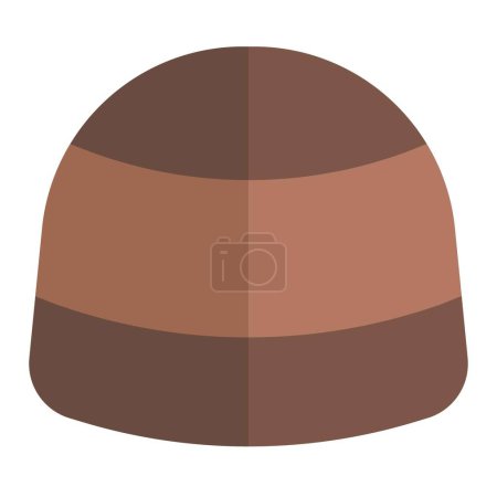 Illustration for A creamy luscious bonbon chocolate - Royalty Free Image